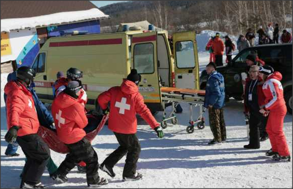 На этапе Кубка Мира по сноуборду женщина потеряла сознание