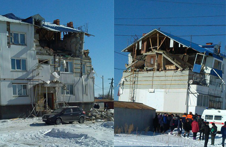 В селе Кузнецкое произошел взрыв в многоквартирном доме