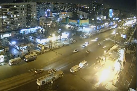 На Комсомольском взорвался ларёк с шаурмой (видео)