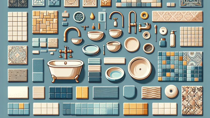 Выбор плитки для ванной комнаты: виды, размеры, цветовая гамма, текстура и материал