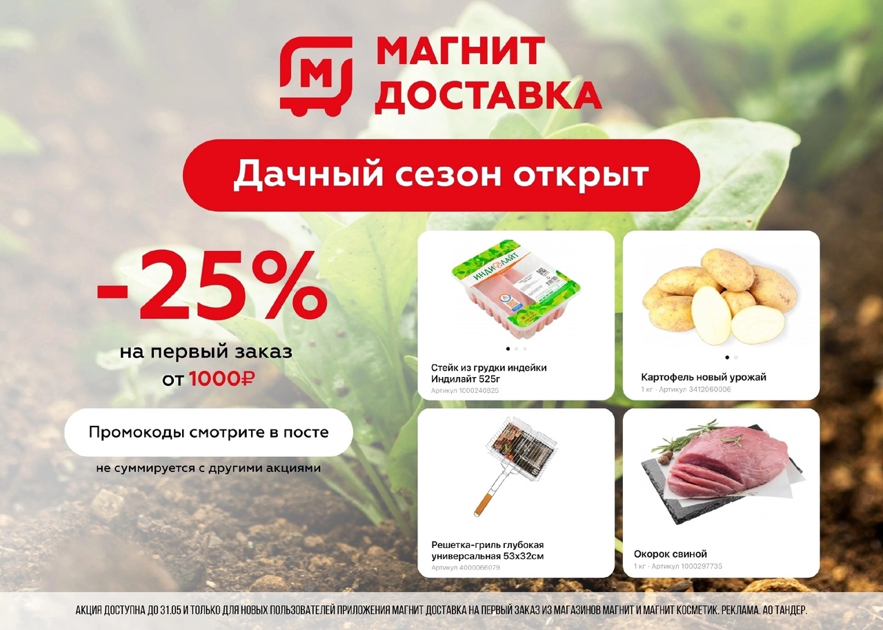 Как экономить с помощью промокодов Магнит Доставка